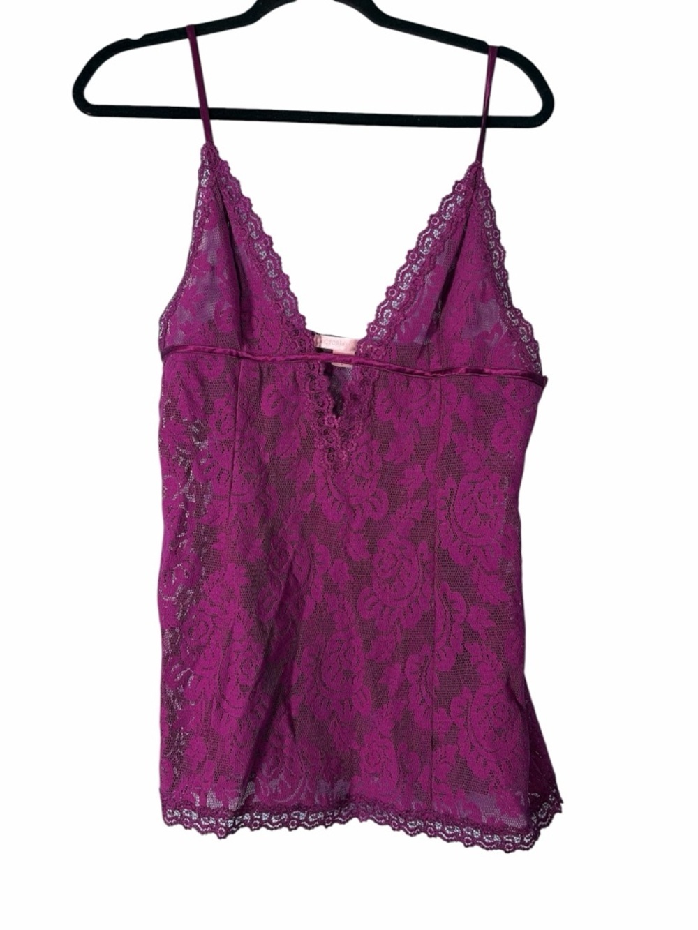 Seductivewear by Cinema & Victoria Secret Baby-dolls Pink/ Purple Women's Sz L - Picture 10 of 16